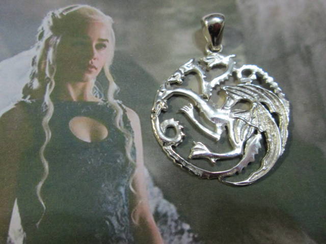 Casata dei Targaryen - Ciondolo (Argento) - Targaryens Emblem - Ciondolo (Silver)