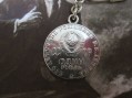 Moneta di Lenin - Portachiavi (Argento) - Lenin Coin - Keyring (Solid Silver)