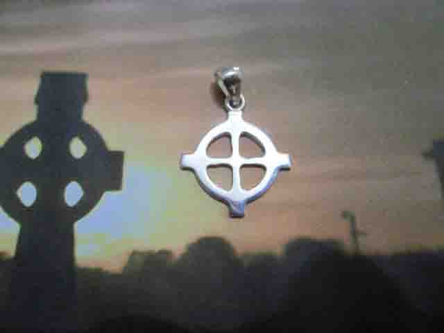 Croce Celtica (Piccola) - Ciondolo (Argento) - Celtic Cross (Small) - Pendant (Silver)