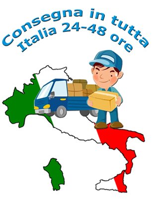 Consegna in 24-48 ore in tutta Italia!