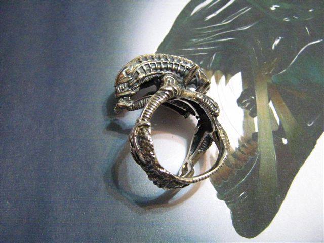 Earthling Ring in Sterling Silver Space geek jewelry Outer Space Ring Alien Ring Silver Silver Earthling Ring Silver Alien Ring