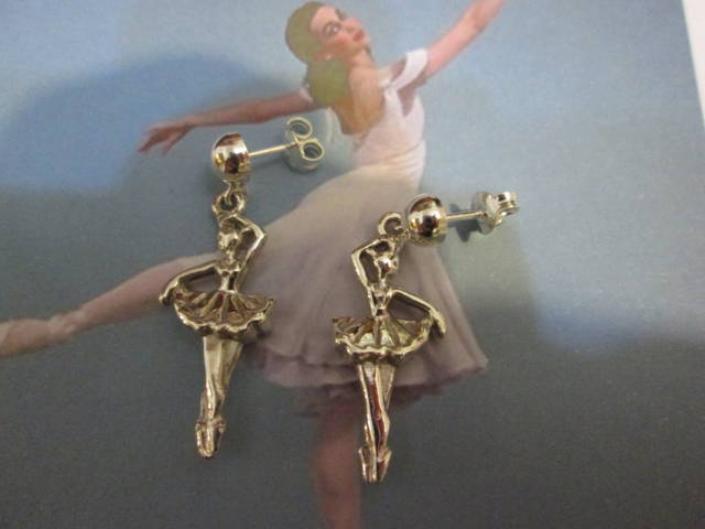 Ballerina - Orecchini (Argento) - Dancer - Earrings (Silver)