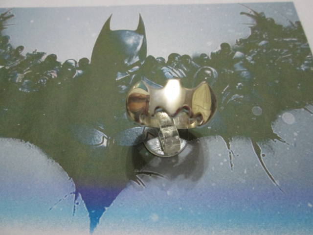 Anello di Batman - Ciondolo (Argento) - Batman Ring- Pendant (Silver)