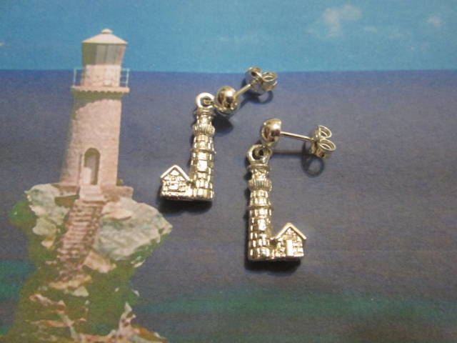 Il Faro - Orecchini (Argento) - The Lighthouse - Earrings (Silver)