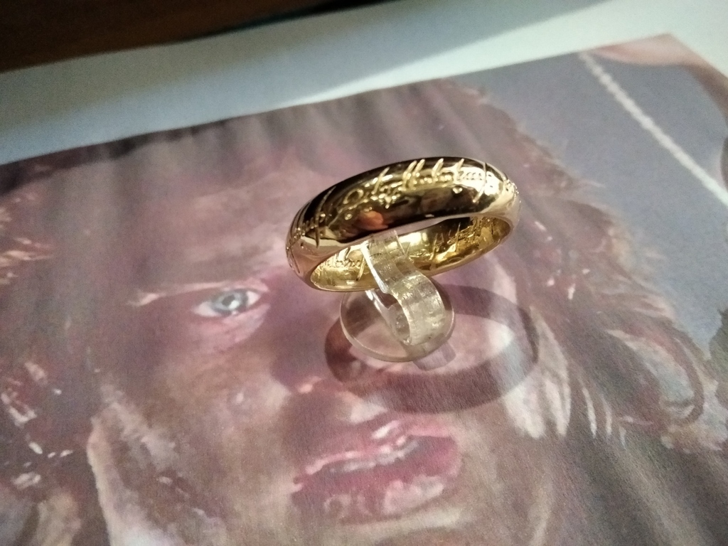 Portachiavi Signore degli anelli - l'Unico anello- Consegna in 24 ore