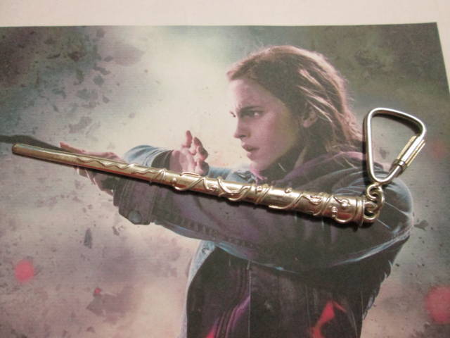 Portachiavi in Argento: Bacchetta di Hermione Granger - Portachiavi