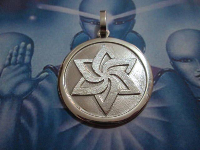 Simbolo del Movimento Raeliano - Ciondolo (Argento) - Symbol of the Raelian Movement - Pendant (Silver)