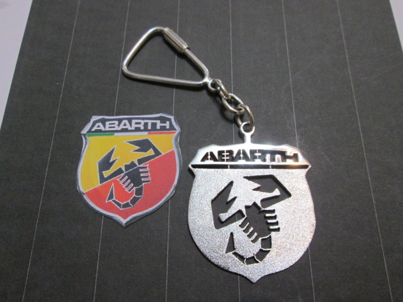 Logo Abarth - Portachiavi (Argento) - Abarth Logo - Keyring (Silver)