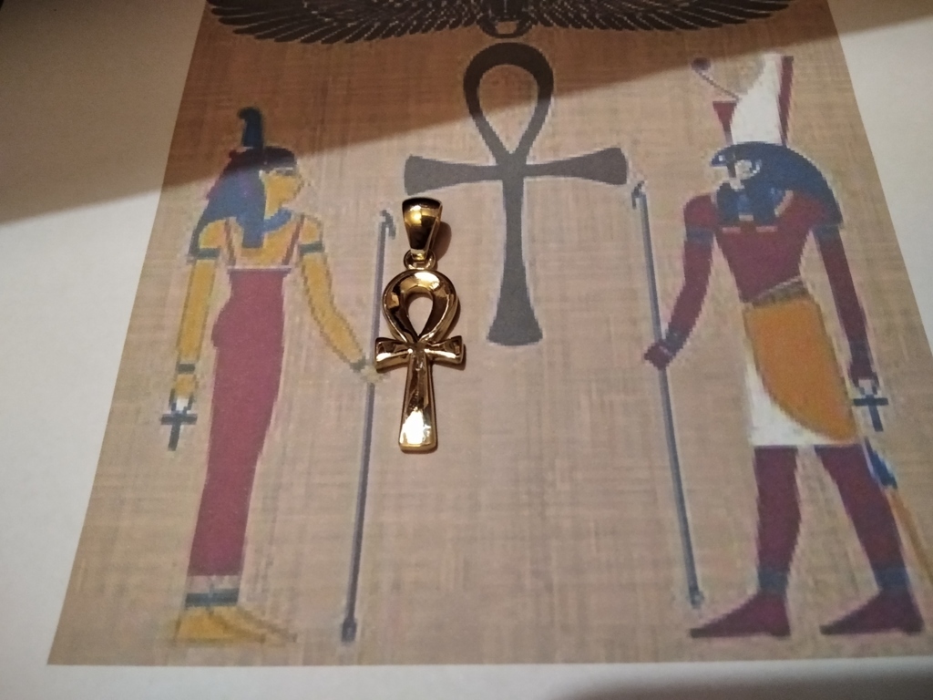 Ankh Liscia - Ciondolo (Oro) - Smooth Ankh - Pendant (Gold)