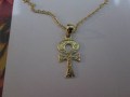 Ankh con Catena - Ciondolo (Oro) - Ankh with Chain - Pendant (Gold)