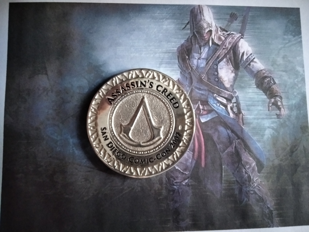 Moneta Assassin's Creed Comic-Con- Assassin's Creed Comic-Con Coin (Silver)