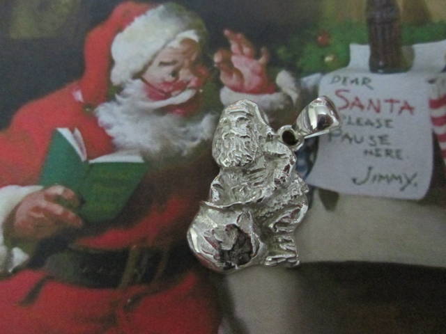 Babbo Natale - Ciondolo (Argento) - Santa Claus - Pendant (Silver)