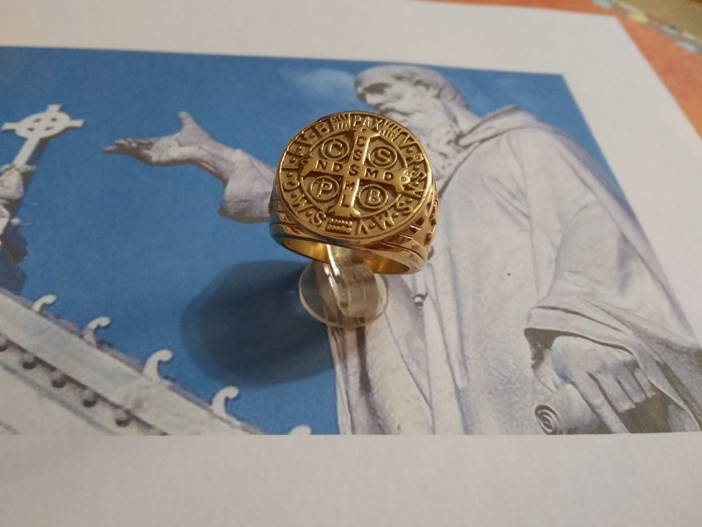 Croce di San Benedetto - Anello (Oro) - Cross of Saint Benedict - Ring (Gold)