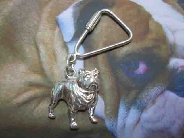 Bulldog - Portachiavi (Argento) - Bulldog - Keyring (Silver)