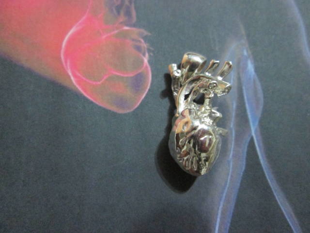 Cuore Anatomico - Ciondolo (Argento) - Anatomical Heart - Pendant (Silver)
