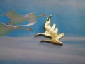I Cigni in Volo - Ciondolo (Oro) - The Swans in Flight  - Pendant (Gold)