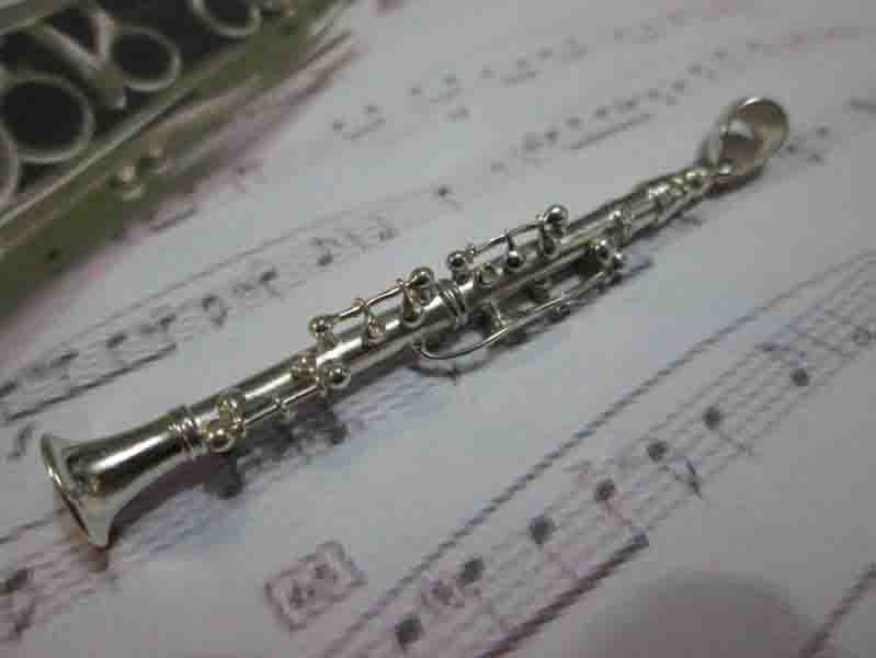 Clarinetto - Ciondolo (Argento) - Clarinet - Pendant (Silver)