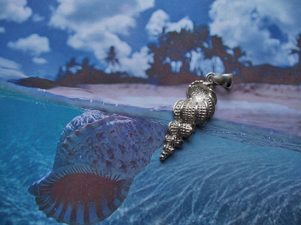 La Conchiglia del Mare - Ciondolo (Argento) - The Sea Shell - Pendant (Silver)