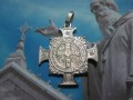 Medaglia di San Bendetto - Ciondolo (Argento) - Medal of Saint Benedict - Pendant (Silver)
