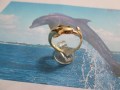 Delfino - Anello (Oro) - Dolphin with Diamond - Ring (Gold)