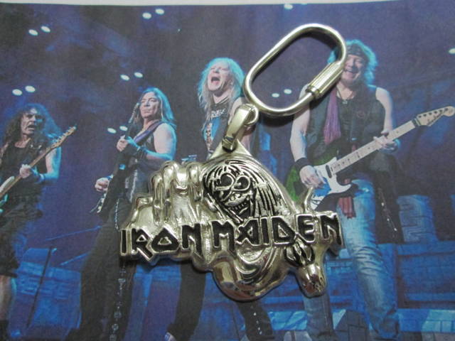 Iron Maiden - Portachiavi (Argento) - Iron Maiden - Keyring (Silver)