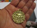 La Moneta Maledetta - Ciondolo (Argento Dorato) - The Cursed Coin - Pendant (Gold Plated Silver)