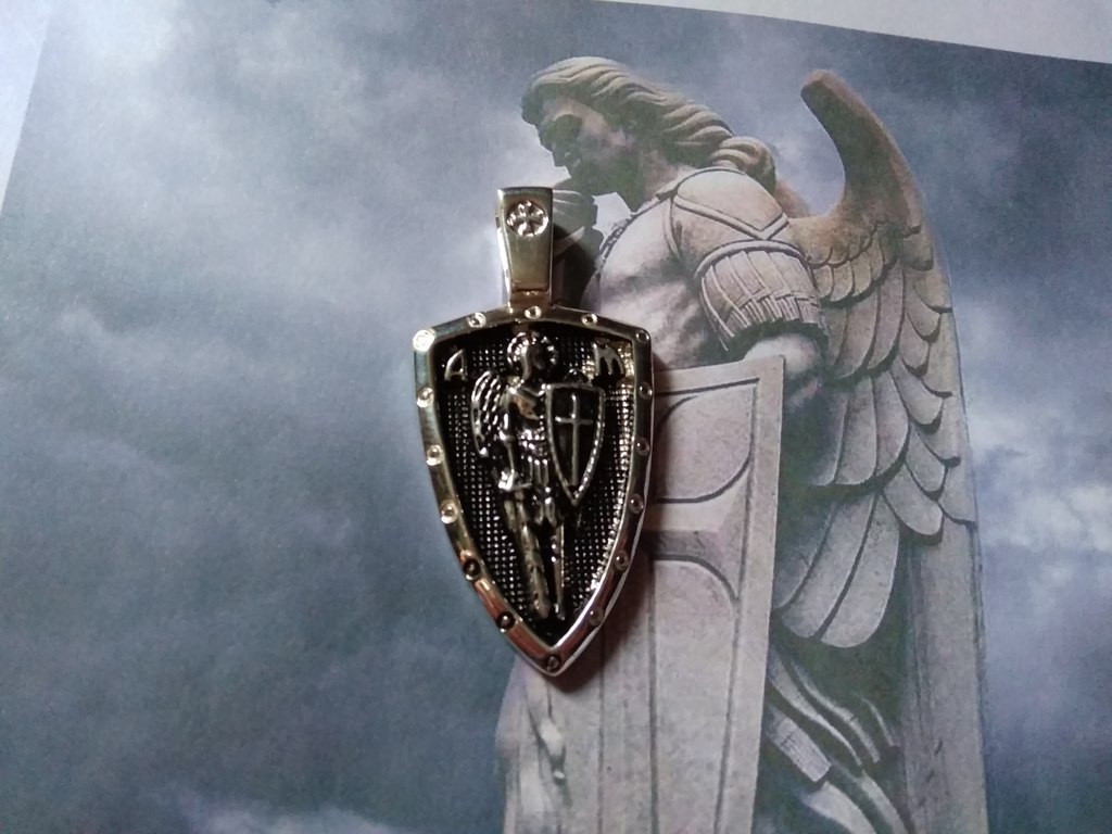 San Michele Arcangelo - Ciondolo (Argento) - Saint Michael the Archangel - Pendant (Silver)