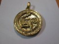 La Moneta Maledetta con Catena - Ciondolo (Oro) - The Cursed Coin with Chain - Pendant (Gold)