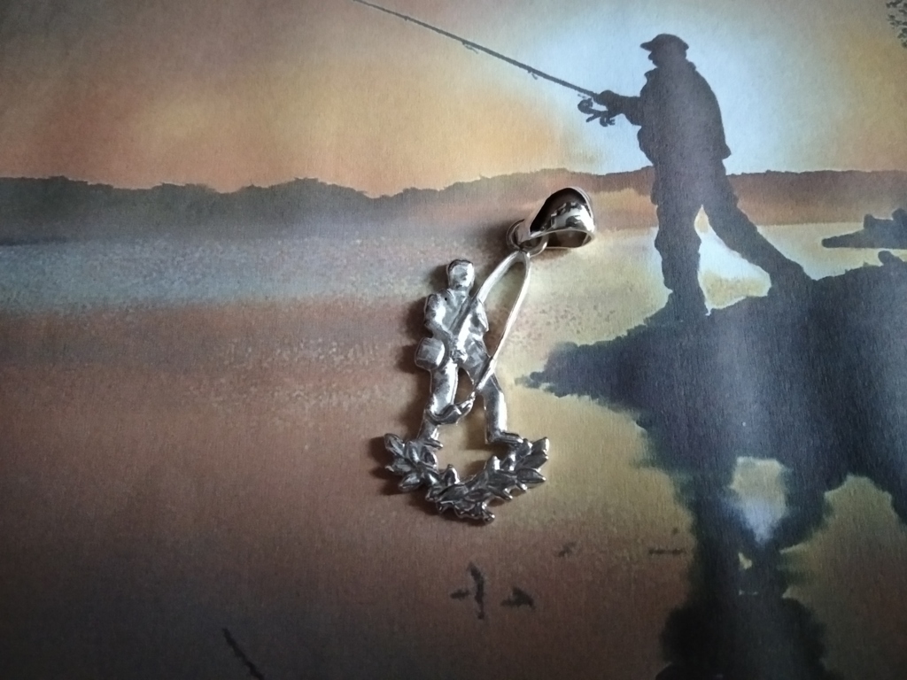 Pescatore - Ciondolo (Argento) - Fisherman - Pendant (Silver)