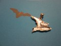 Pipistrello Volante - Ciondolo (Argento) - Flying Bat - Pendant (Silver)