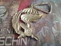 Fregio del 9° Reggimento d'Assalto Paracadutisti Col. Moschin - Portachiavi (Argento) - Emblem of the 9th Assault Parachute Regiment "Col. Moschin" - Keyring(Silver)
