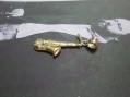 Sassofono - Ciondolo (Oro) - Saxophone - Pendant (Gold)