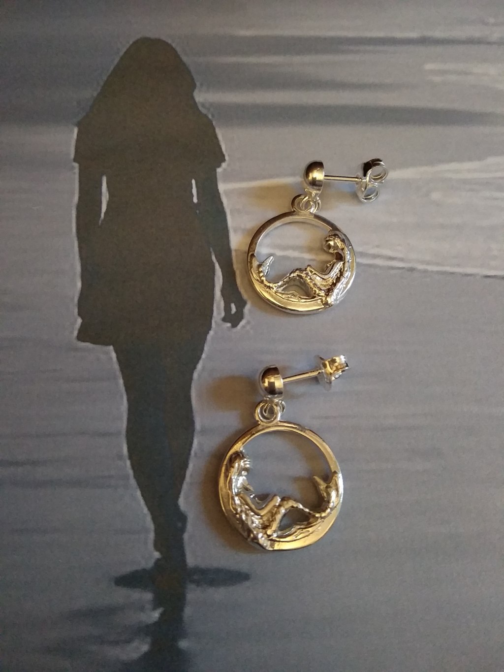 La Sirena del Mare - Orecchini (Argento) - The Sea Mermaid - Earrings (Silver)