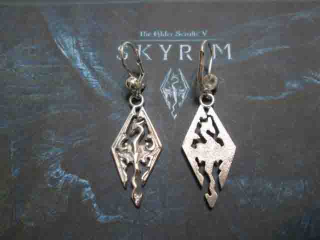 Elder Scrolls - Skyrim - Orecchini (Argento) - Elder Scrolls - Skyrim - Earrings (Silver)