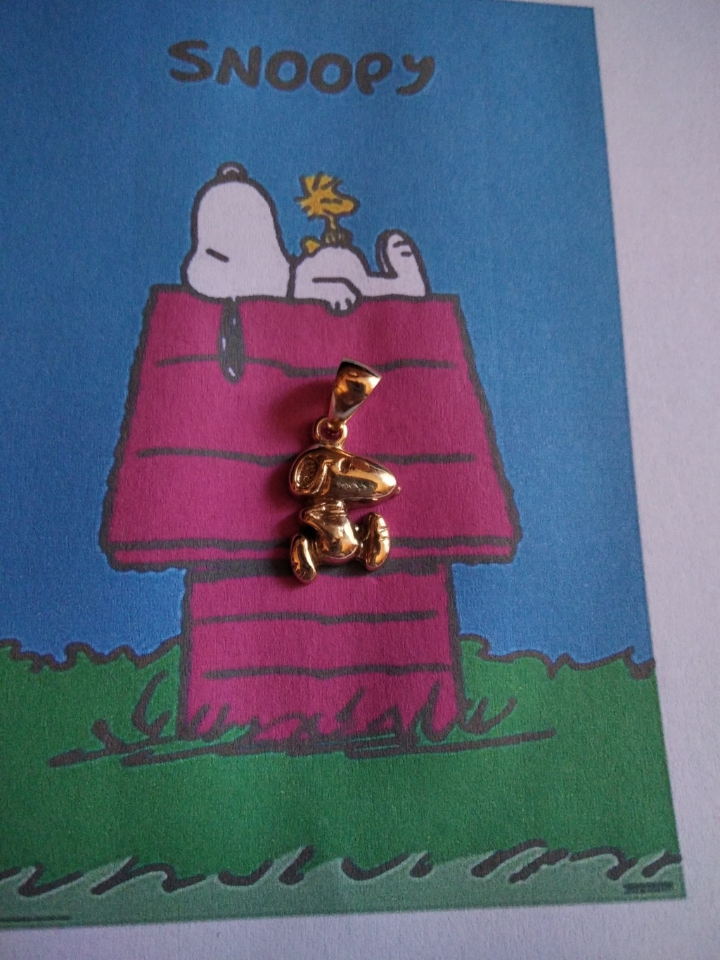 Snoopy - Ciondolo (Oro) - Snoopy - Pendant (Gold)