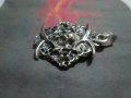 Teschio e Spade - Ciondolo (Argento) - Skull and Swords - Pendant (Silver)