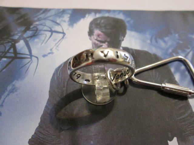 Portachiavi Anello di Drake Uncharted (Argento) - Ring of Drake Keyring (Silver)