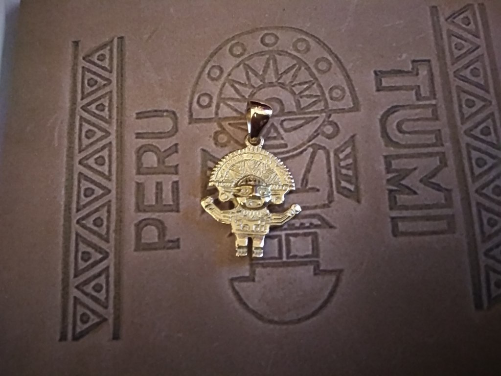 Inca Tumi Peru Pendant Good Luck Tumi God Pendant God 