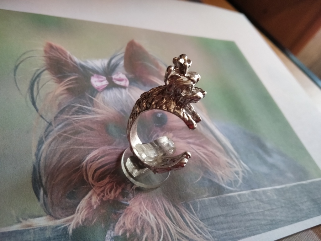 Yorkshire Terrier - Anello (Argento) - Yorkshire Terrier - Ring (Silver)